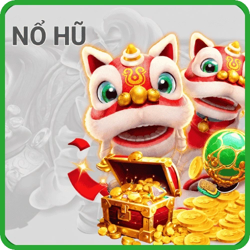 Nổ hũ QQ88 – game jackpot trực tuyến với linh vật lân, kho báu và phần thưởng vàng